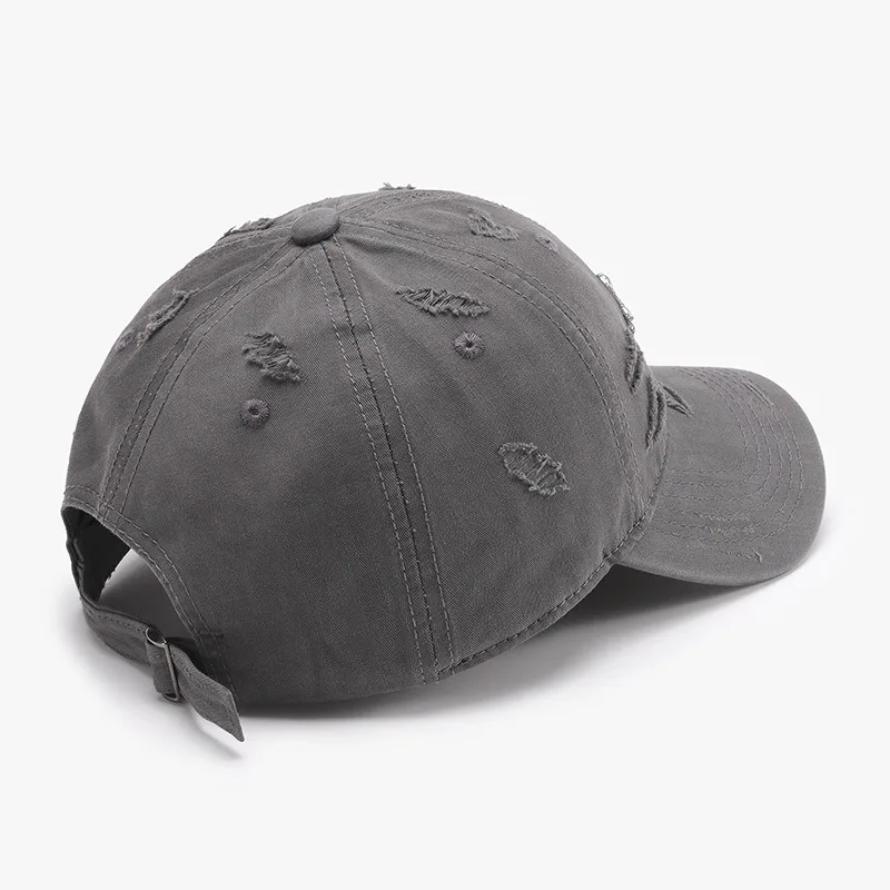 Женская потертая бейсболка, весна-лето, повседневная шляпа с УФ-защитой в корейском стиле для модных студентов, универсальная защита от солнца