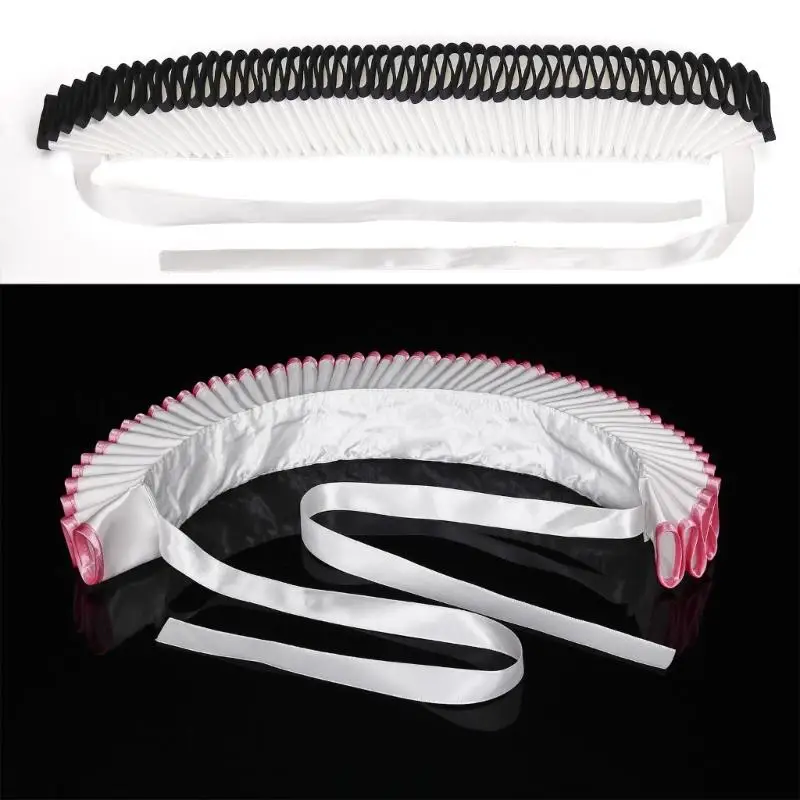 39BD Renaissances Collar Elizabethan Neck Ruff Detachable Collar Vintage Neck Ruff Halloween Coslay Costume Accessory Unisex