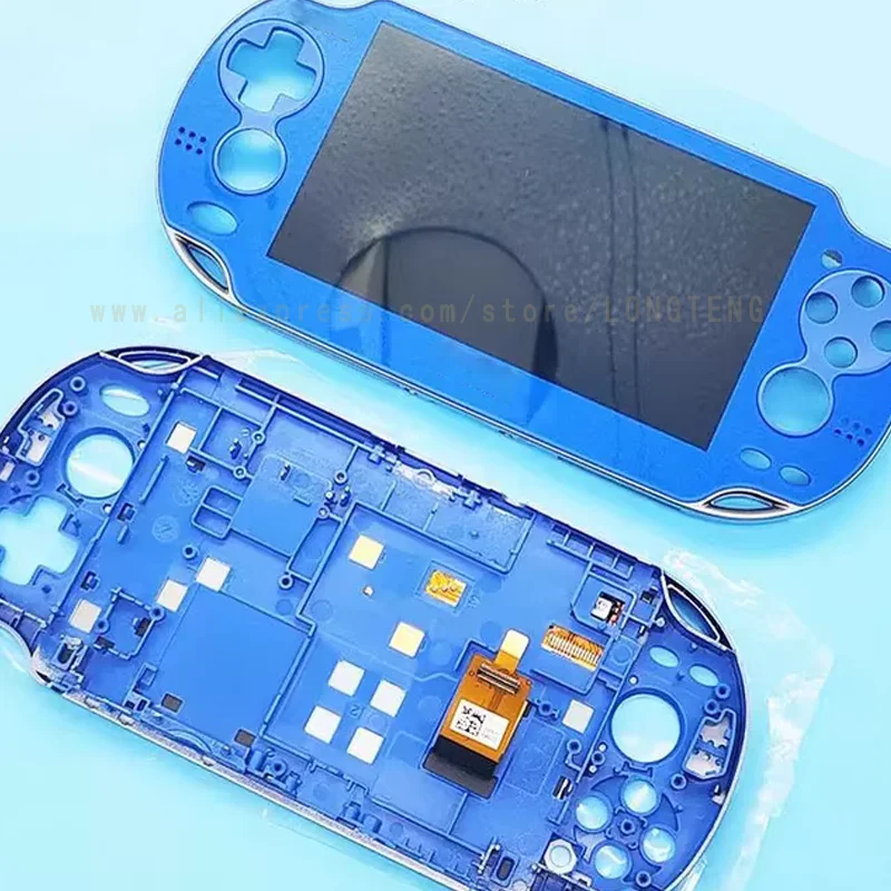 Black White Color New Oled for Playstation PS Vita PSV 1000 1001 1004 LCD Display Screen With Touch Digitizer With Frame