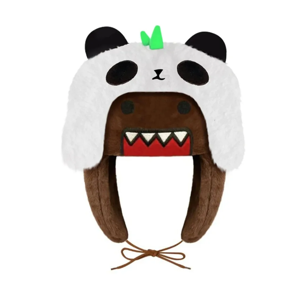 

New winter embroidered cute ear-protecting hats for students warm ski hats for girls cold-proof plush hats