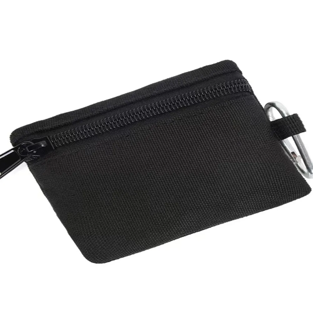 Cartera con cremallera EDC Molle para hombre, riñonera para exteriores, llavero para teléfono móvil