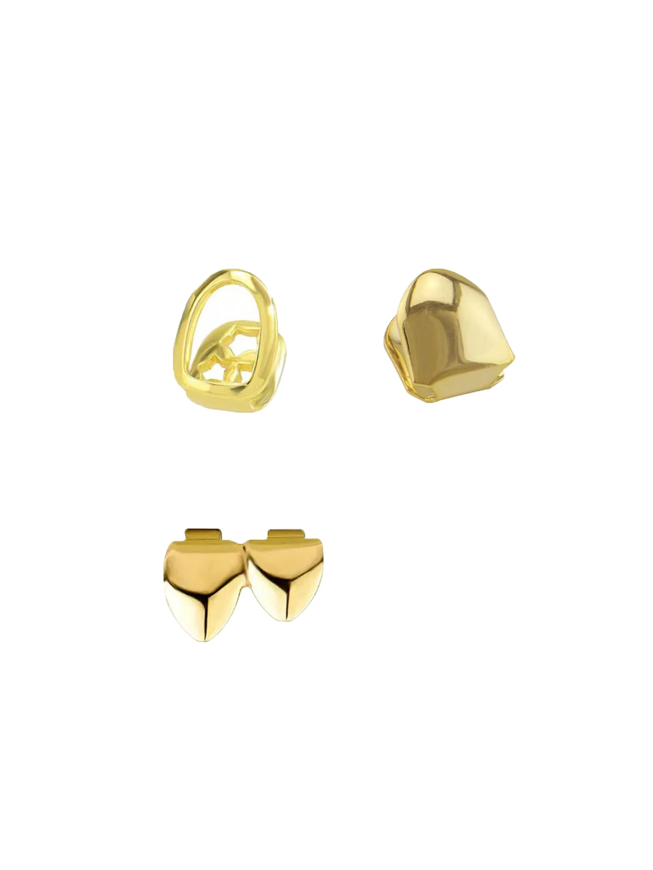 This Unique And Fashionable Three-Piece Set Of Super Cool Dental Jewelry is Perfect For Stage, Nightclub And Party Wear