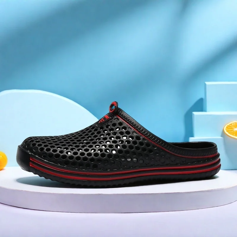 Ladies Lightweight Casual Anti-Slip Everyday Beach Sandals Slip-On Home Comfort Footwear Couple's Simple Slipper Shoes image 4