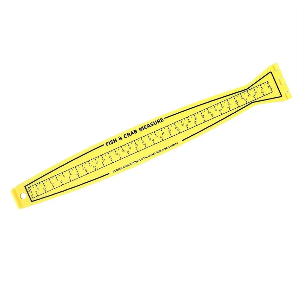 ABPF Foldable Fish Measuring Board Dual Sided Fishing Ruler for Crabs and Fish, Portable Kayak/Boat Measuring Tool