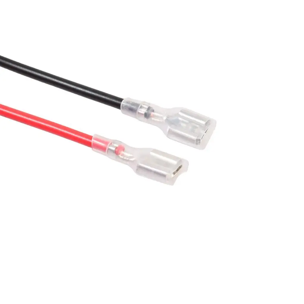 Cigarette Lighter Extension Cable 1m Fused 10A Eyelet Ring Terminal Adapter for 12V Auto Bike