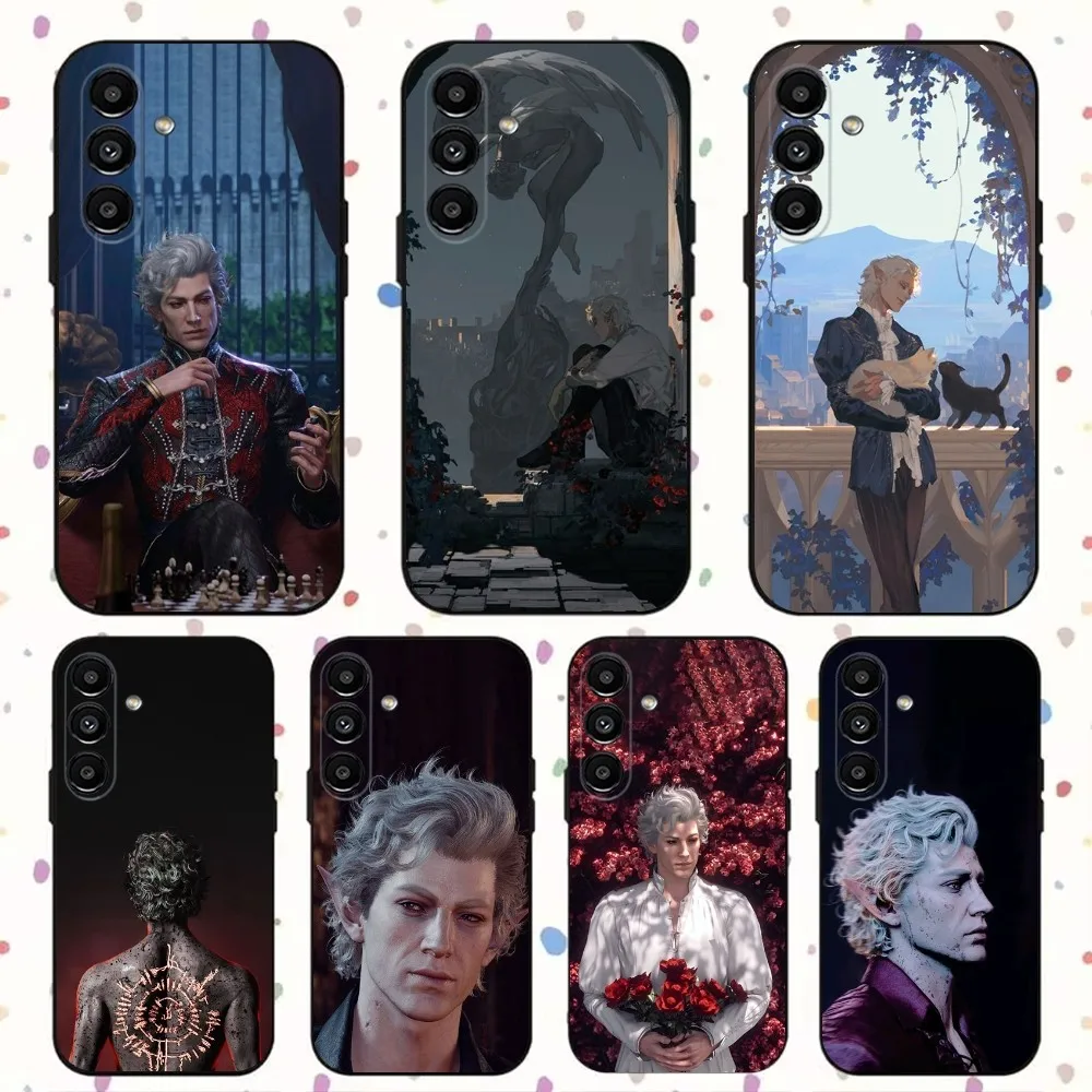 

B-Baldurs Gate 3 Phone Case For Samsung S24,S21,S22,S23,S30,Ultra,S20,Plus,Fe,Lite,Note,10,9,5G Black Soft Cover