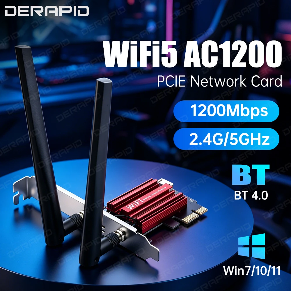 placa-de-rede-sem-fio-ac1200-wifi-5-pcie-dual-band-24g-5ghz-bluetooth-40-adaptador-1200mbps-para-desktop-pc-windows-7-8-10-11