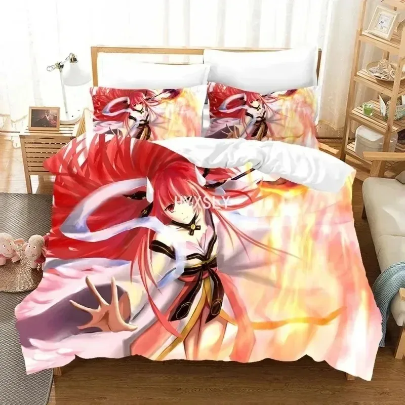 

Date A Live Bedding Set For Bedroom Soft Modern Bedspreads Comefortable Kids Duvet Cover Quilt Cover And Pillowcase