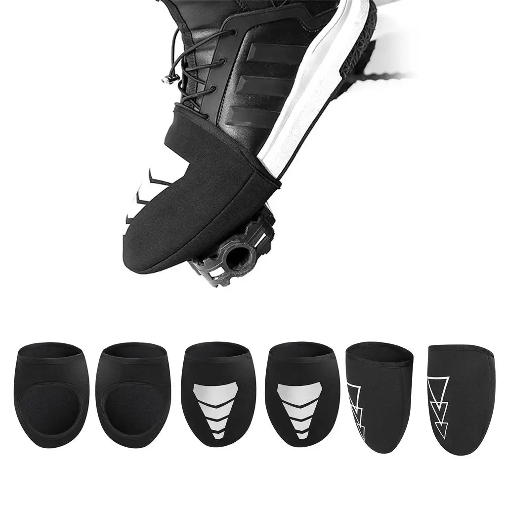 Cycling Shoe Cover Bike Riding Toe Cover Cycling Protective Gear Tongue Design Super Warm and Waterproof Fit for MTB Shoes