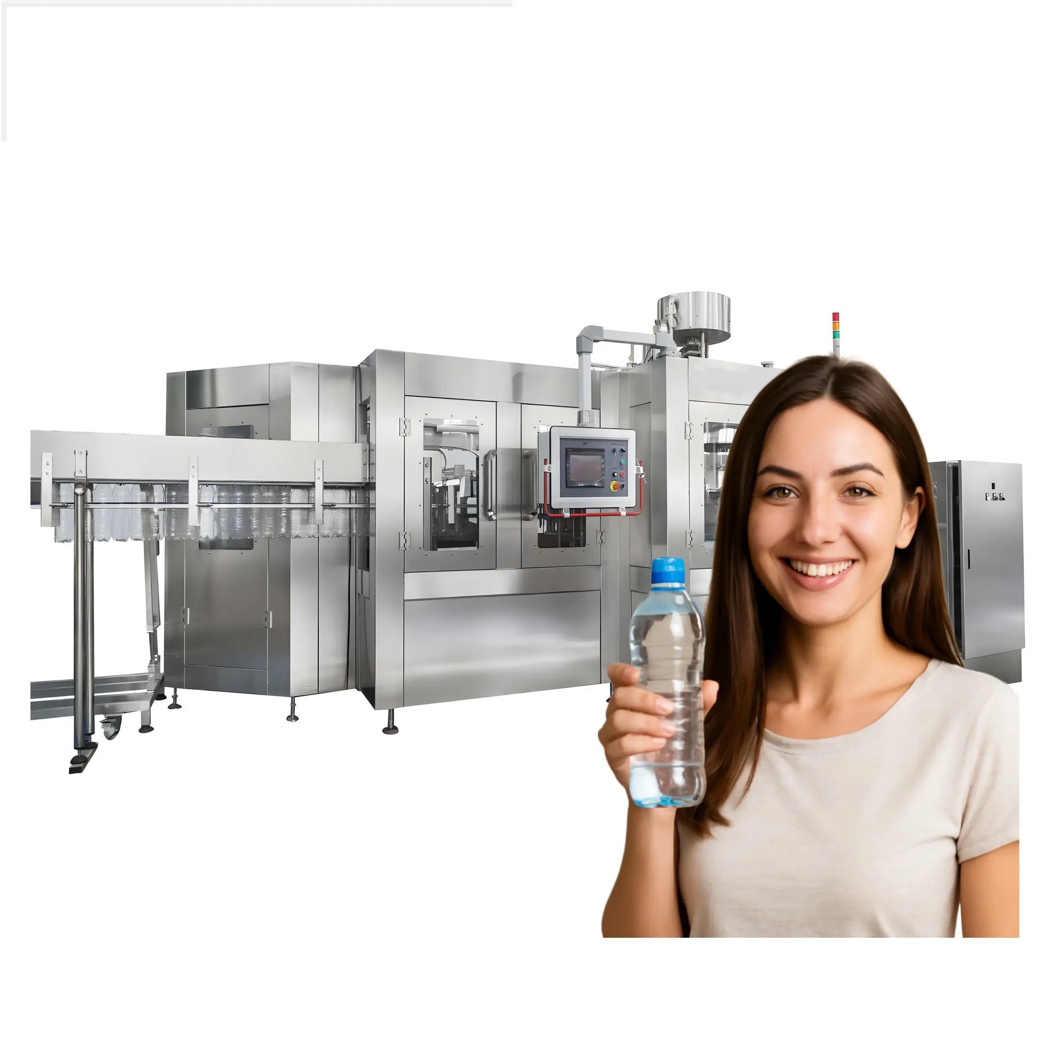 3-In-1 Washing Filling And Capping Machine For Bottle Soda Water Filling Machine With Filling Water Line