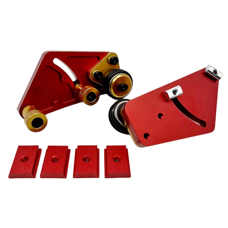 

AEA4-Bearing Roller Feeder, Upgraded Aluminum Alloy Feather Loc Board, Table Saw Feeding Safety Propelling Tool