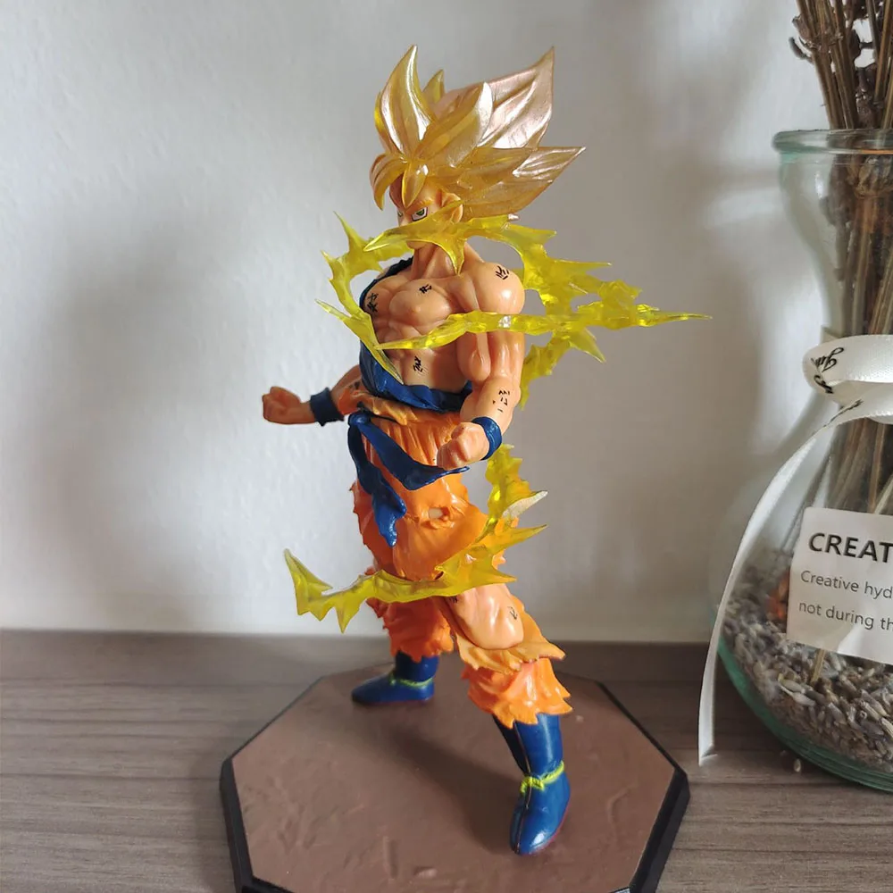 New Anime Figure Dragon Ball Figures Son Goku Super Saiyan Action Figurine Ornaments Collection Cartoon Kids Toy Christmas Gift