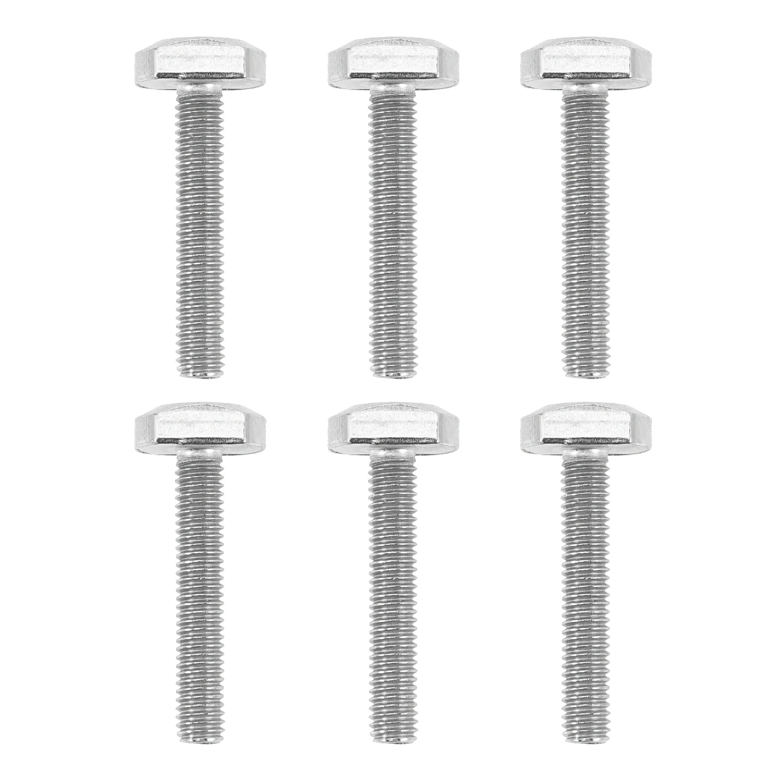 

6pcs Stainless Steel T bolts Sliding Screws T slot Jig Bolts Drop in Studs Rust resistant Easy Installation Aluminum