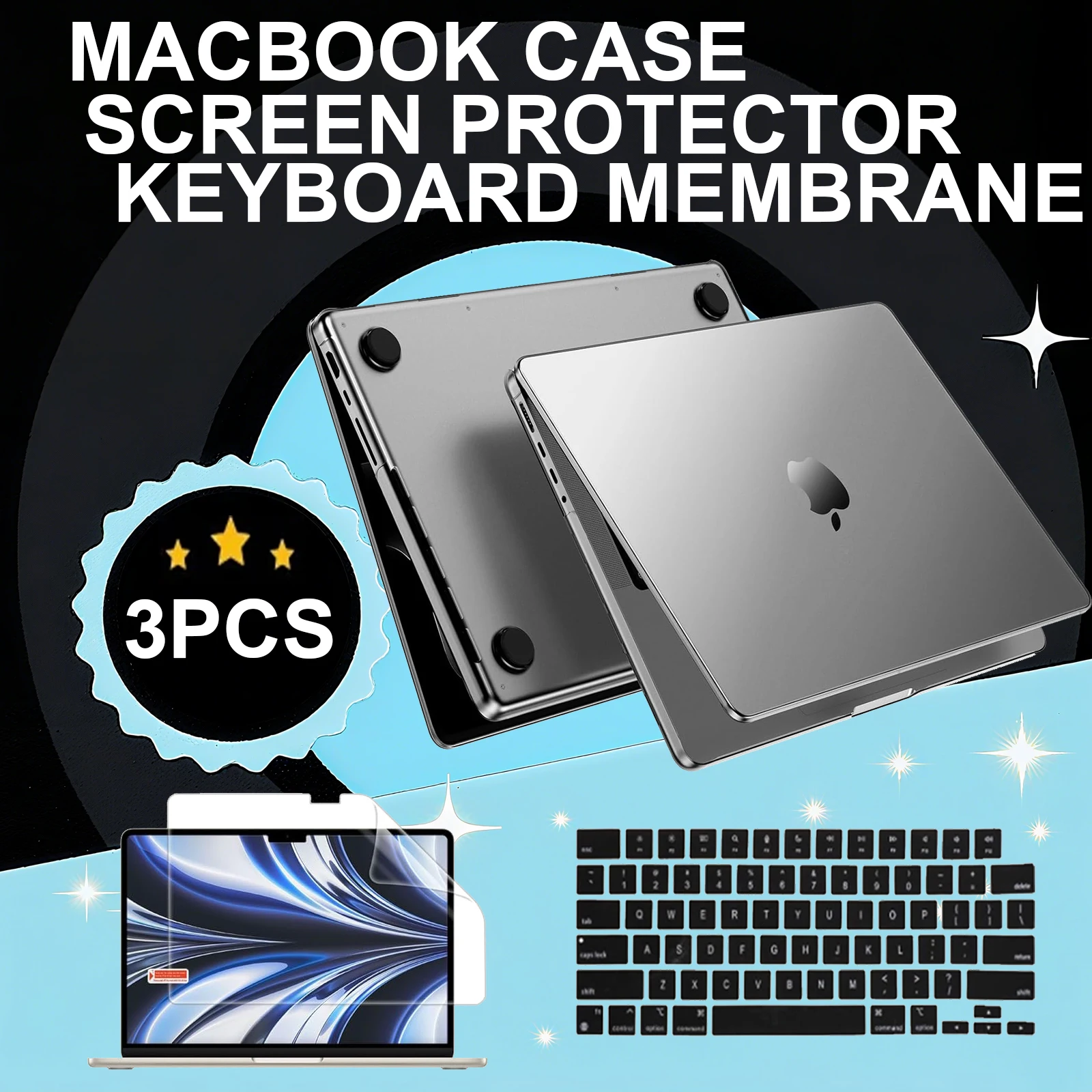 

Жесткий чехол для ноутбука MacBook Air 15-дюймовый чехол M4 M3 M2 Match Официальный цветной ультратонкий матовый чехол для MacBook Air 13,6