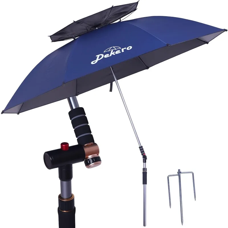 

7.2ft Windproof Beach Umbrella,UV Protection Portable Umbrella with Sand Anchor,Tilt Aluminum Pole, Carry Bag for Beach Patio