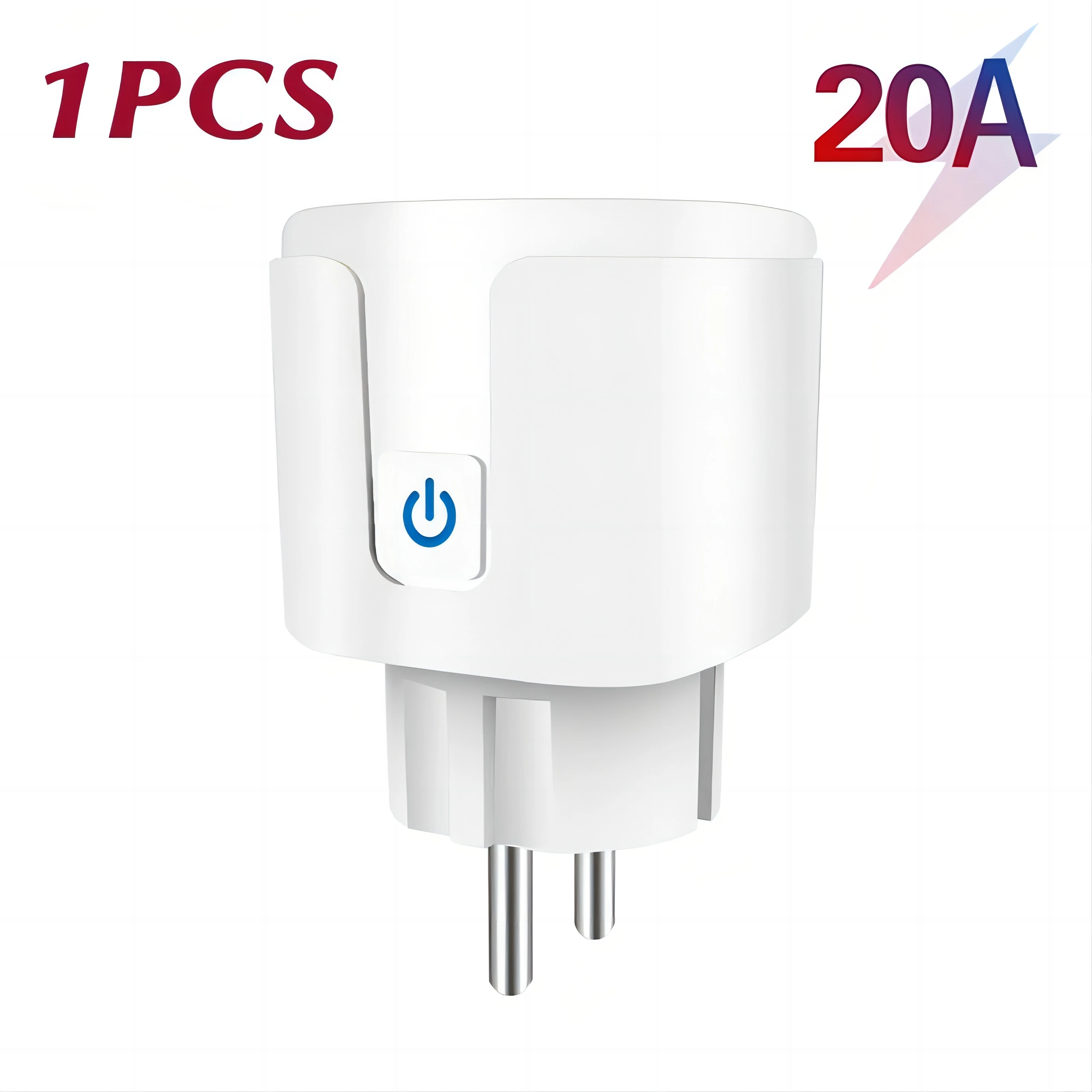 Tuya WiFi Smart Plug 16A/20A EU Smart Socket met Power Monitoring Timing Functie Smart Life APP Spraakbesturing via Alexa Google