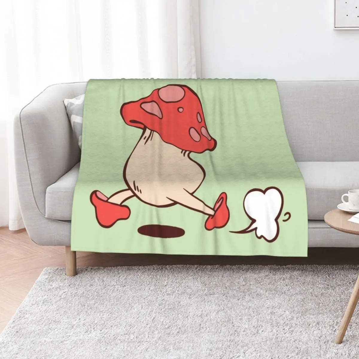 تشغيل الفطر! Dungeon Meshi Dunmesh رمي بطانية أريكة لحاف أرائك الشاطئ بطانيات الهالوين #1