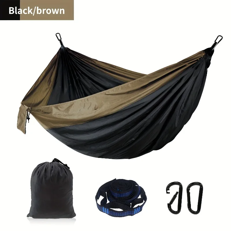 Outdoor Fashion Camping Hammock 1 Piece with Straps and Black Buckles for Camping Survival Travel Outdoor Furniture