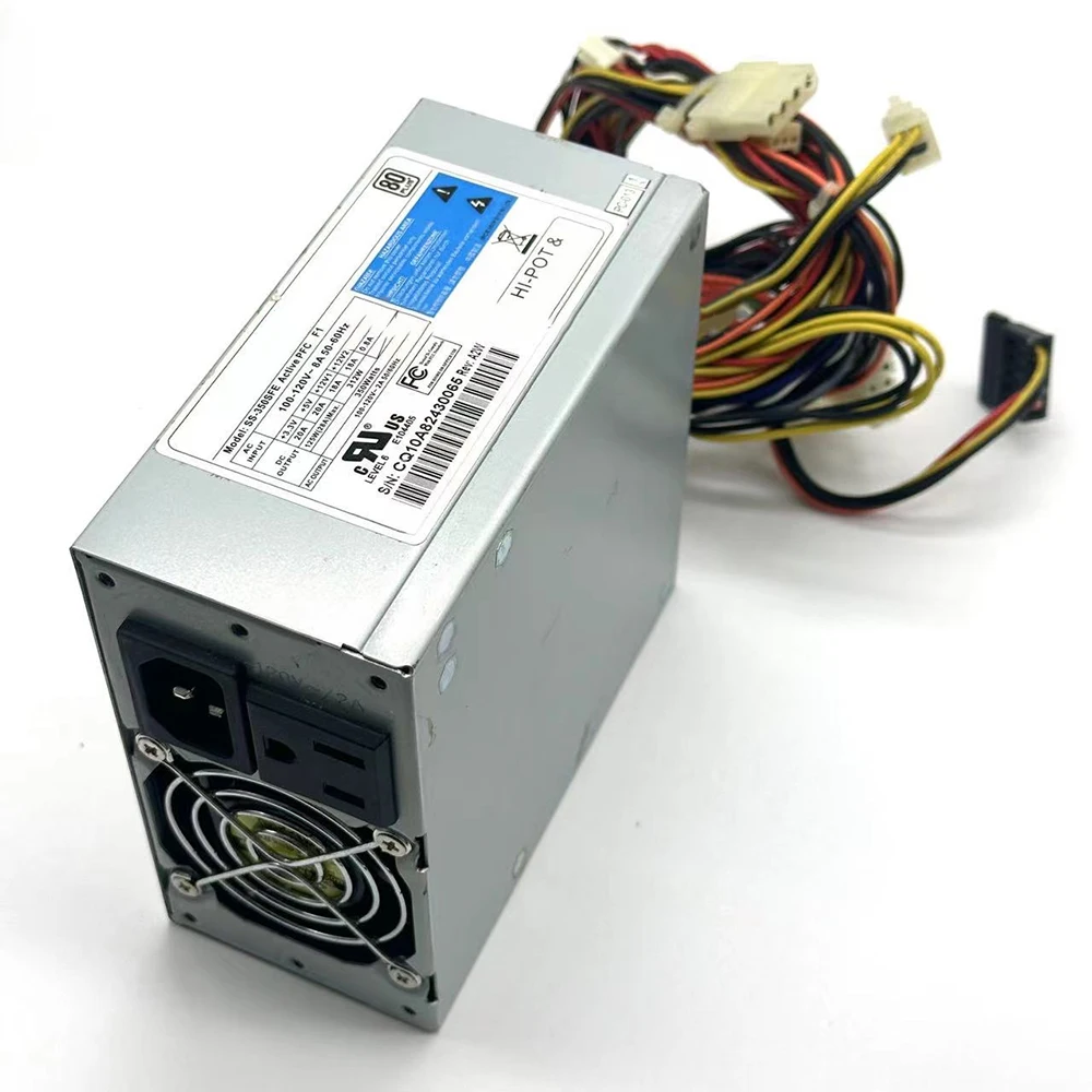 For Season ic SS-350SFE 350W SFX 80Plus Power Supply 20+4 Pin SATA Floppy 4 Pin Molex