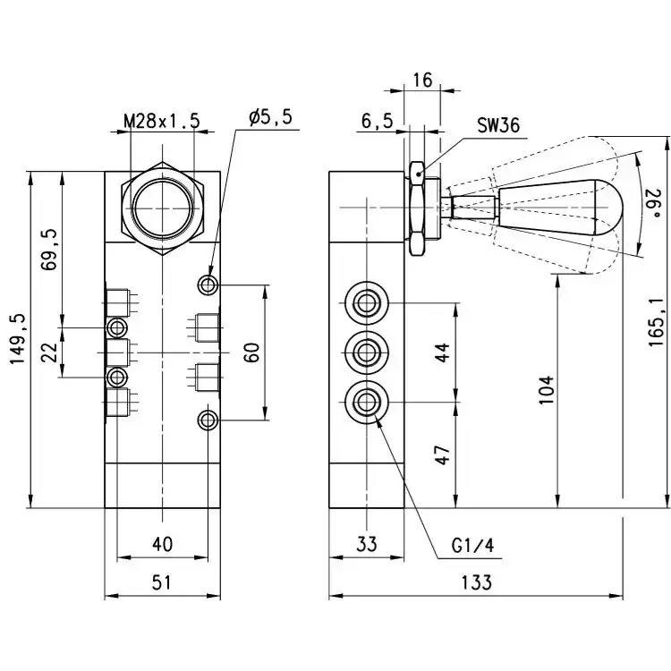 2025.4 CAMOZZI Kangmaosheng Manual Valve 464905 Lever Bj