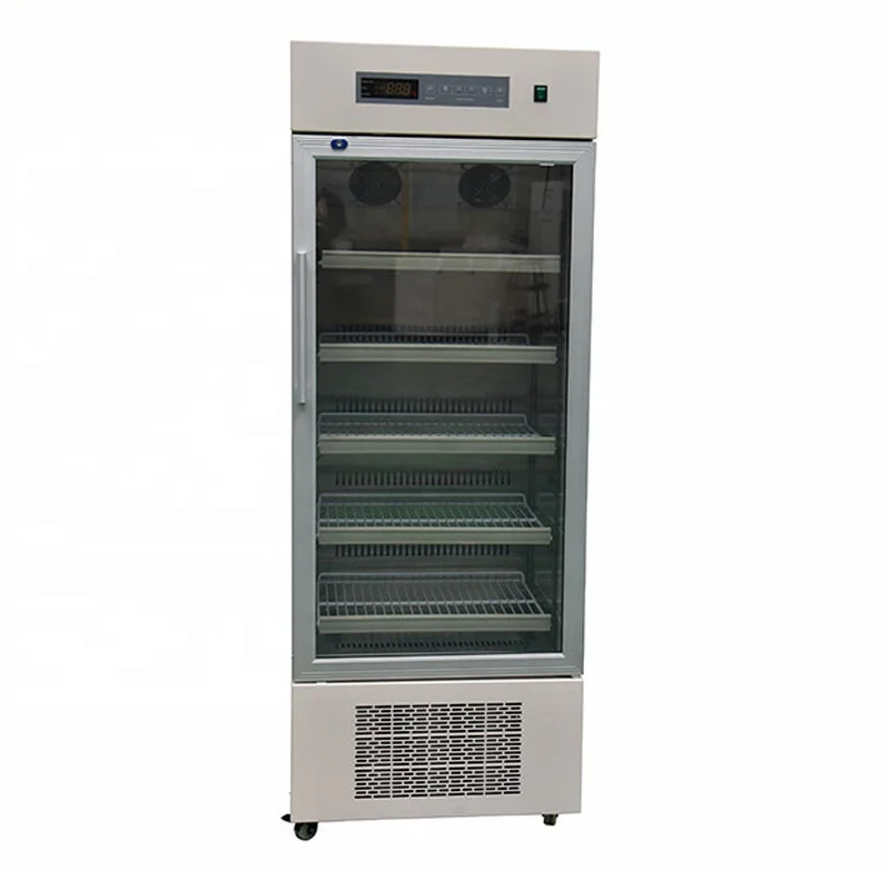 

288L Vertical Single Door 2-8 Degree Lab Medical Refrigerator For Biomedical