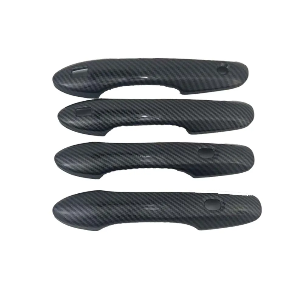 Car Decoration Door Handle Cover For Toyota NOAH 90 2022-2025 Glossy Black Carbon Fiber Car Upgrade Accessories Modify A Car
