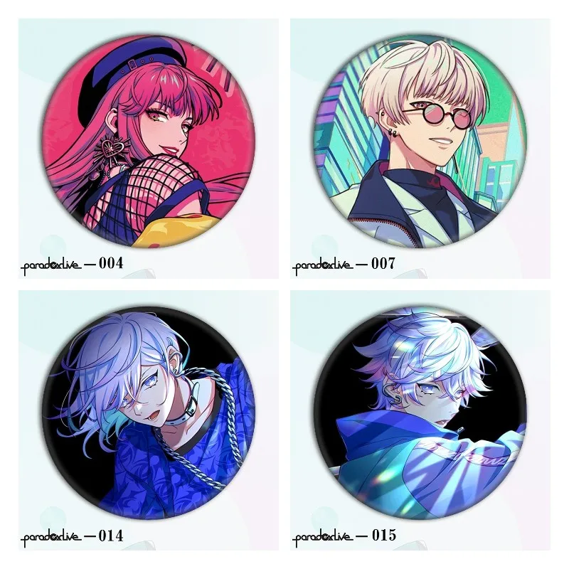 Горячие аниме Paradox Live Figures Anne Faulkner KANATA YATONOKAMI NAYUTA YATONOKAMI, модные металлические булавки для значков, рождественский подарок для фанатов