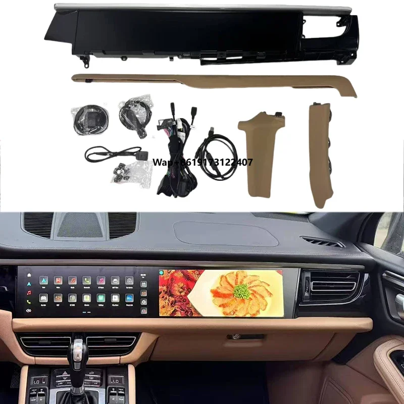 High quality center console screen controls multimedia screen for  Macan 2018-2024