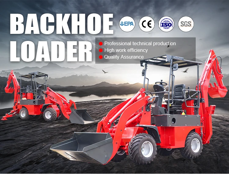 Baggerlader CE Euro5 4WD Multifunktions-Baggerlader für Landwirtschaft, Bau und Erdarbeiten – Detail 2