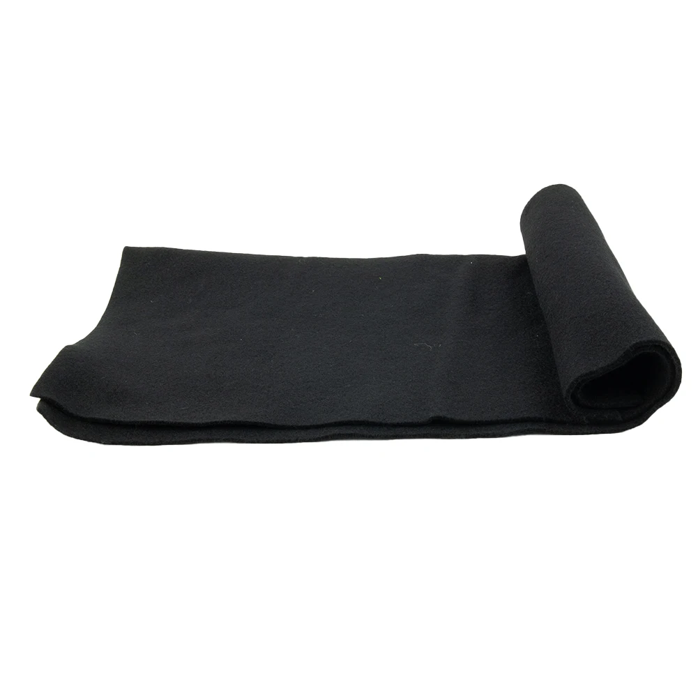 1x Black Welding Blanket Carbon Fiber 300±5%gsm 50x50cm Accessories Heat Insulation High Density Modified Temperature Resistance