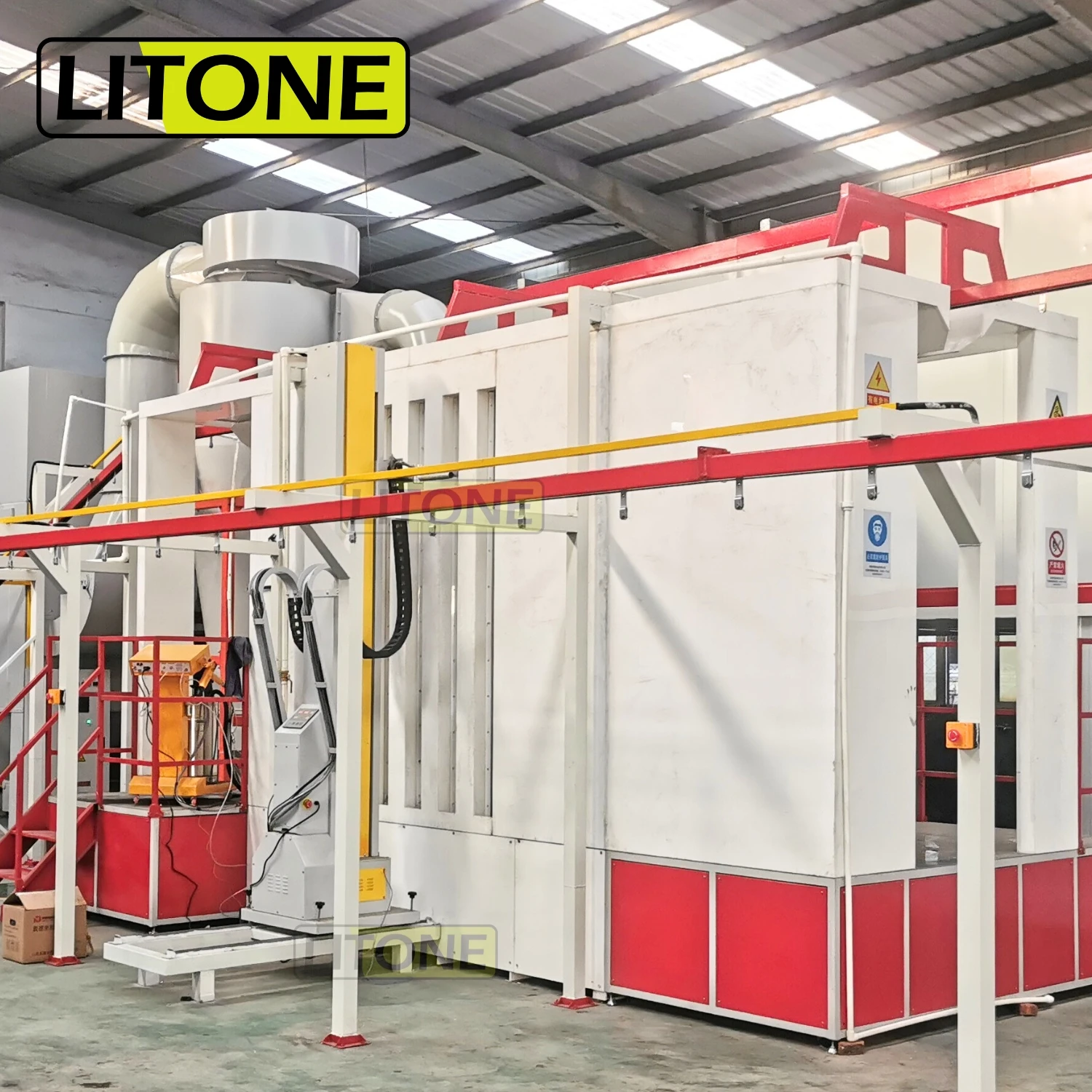Aluminum Profile Diy Powder Coating Section Production Line Oven With Automatic Chemical Dosing System