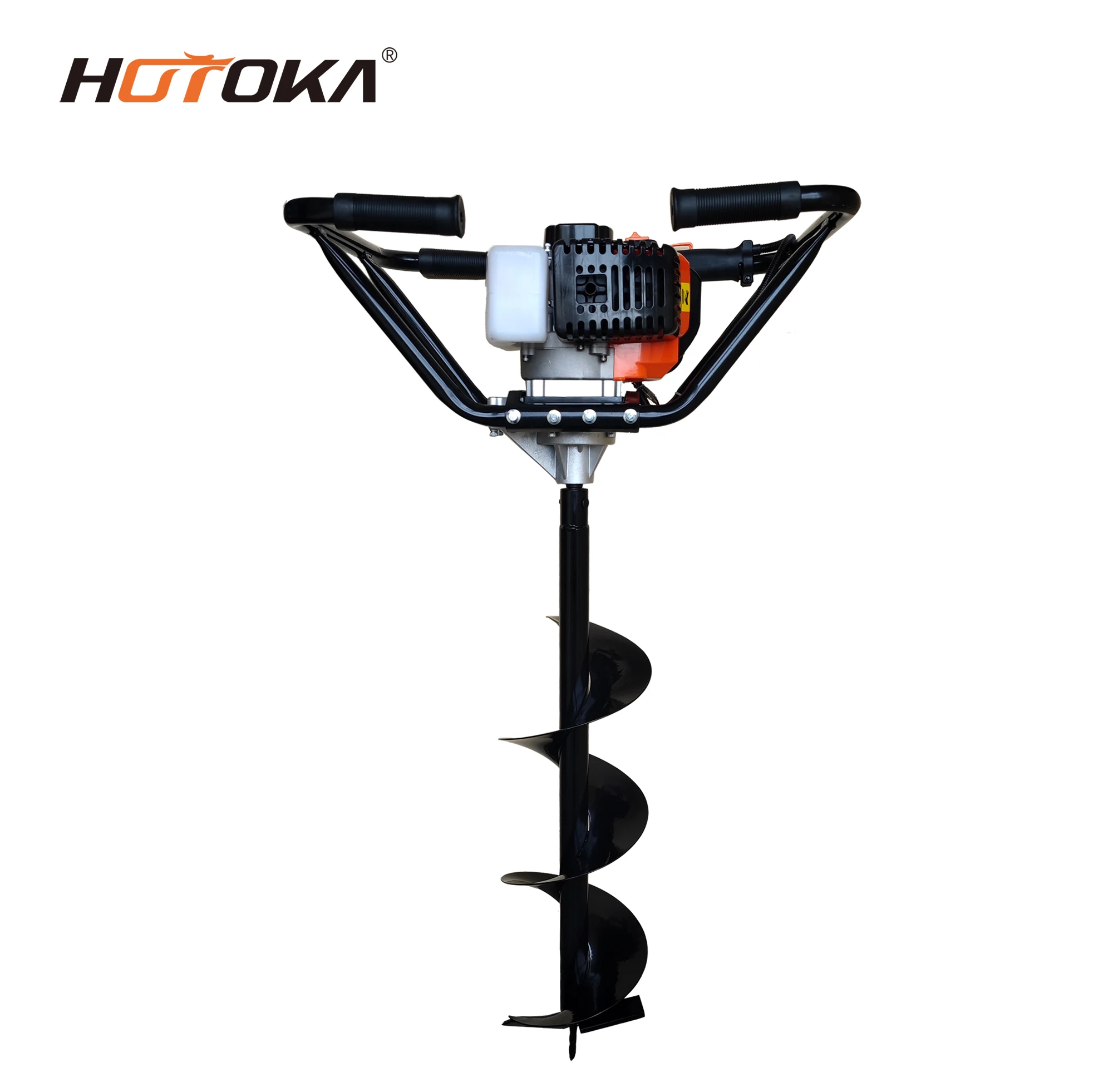 Custom 52cc Petrol Planting Auger Spiral Hole Drill Bit Garden Yard Earth Auger Dill