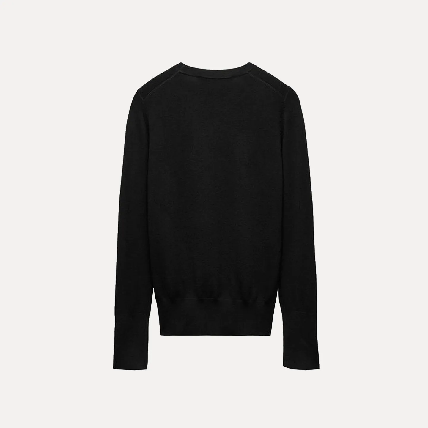 เสื้อถักแฟชั่นผู้หญิงทรงกลม แขนยาว เรียบง่าย สไตล์เฉพาะตัว คอลเลคชั่นใหม่ ฤดูหนาว 2025 ทรงปกติ แบบเดี่ยว...