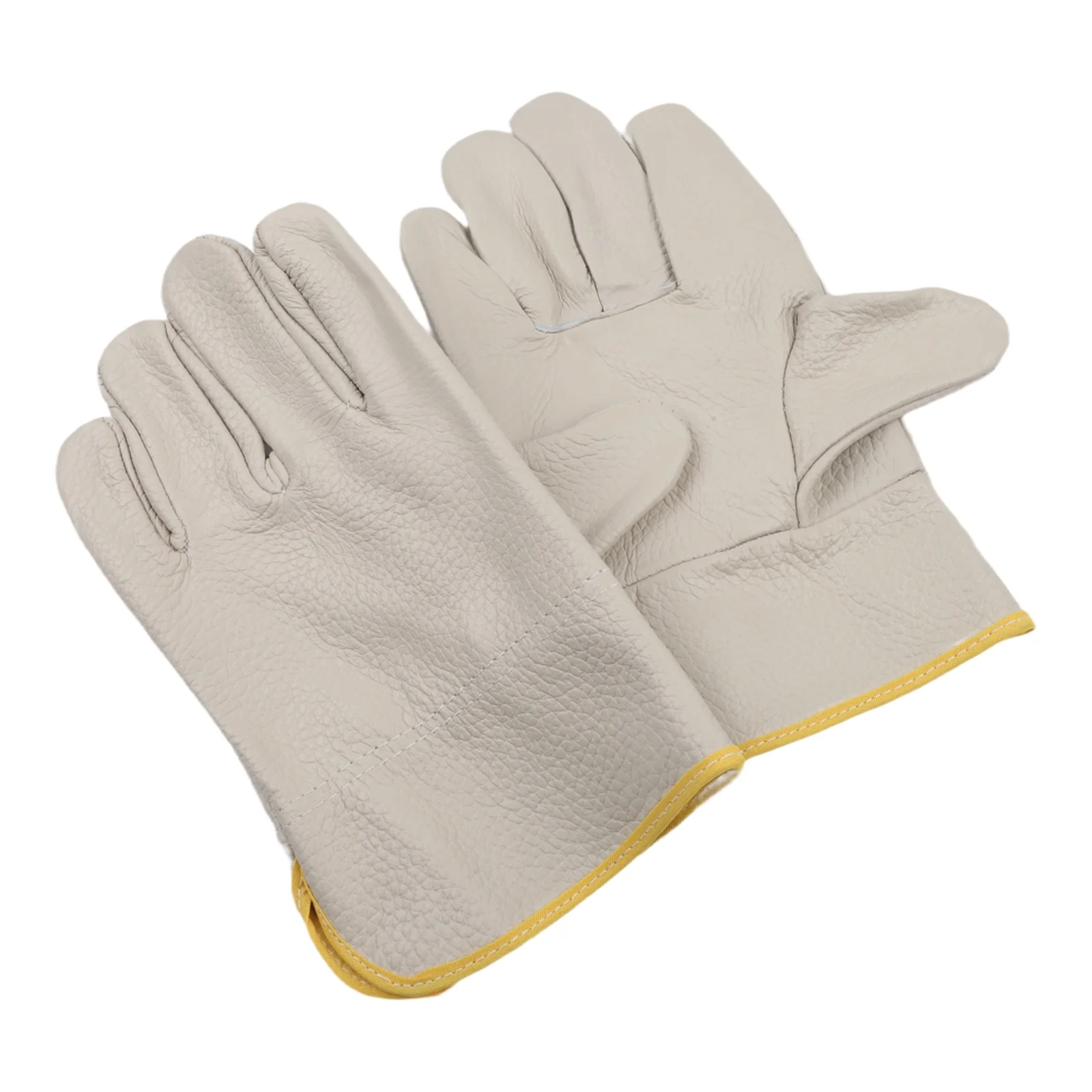 Full Cowhide Leather Welding Gloves Heat Resistant and Wear Resistant Gloves for Welding Blacksmithing and Outdoor Activities
