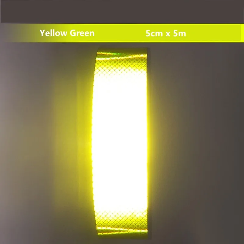 5cmx3m Diamond Grade Car Reflective Sticker,DIY Anti-collision Reflective Adhesive Tape, Body Decoration Ccratch Cover Sticker
