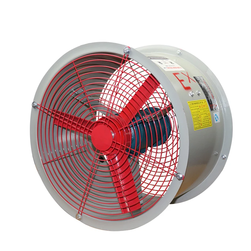Ventilador de fluxo axial à prova de explosão CBF 220V 380V industrial forte e silencioso pipeline cozinha fogo EX ventilação exaustor