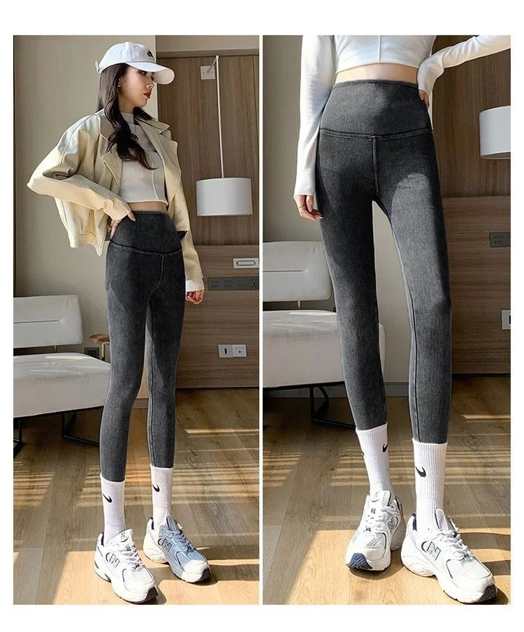 Yoga-Hose für Mädchen, weites Bein, Damen, Braun, Lila, Silber, verlängert, Stretch, drapiert, glatt, Steampunk, Gesäßverdickung, JK Skin Premium