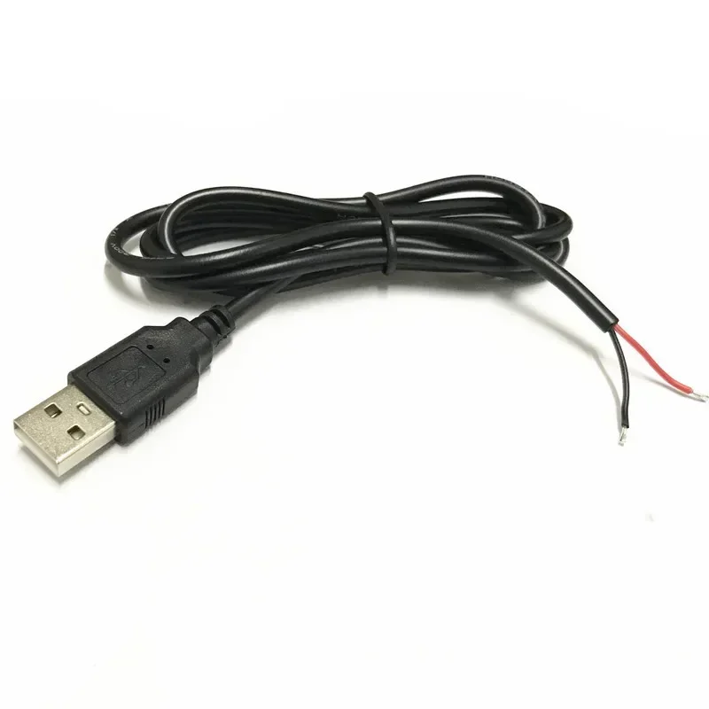 0.5 square USB male cable, 2-core data power charging cable, fan fluorescent plate, LED light bar, single head USB cable