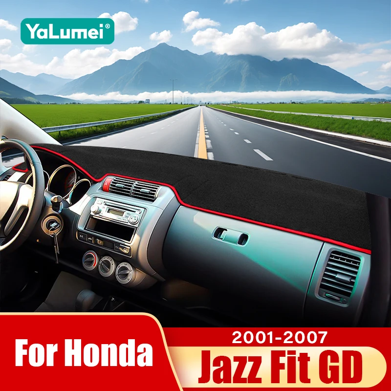Für Honda Fit Jazz MK1 2001 2002 2003 2004 2005 2006 2007 Auto-Armaturenbrett Sonnenschutz-Abdeckung Instrumententafel Rutschfeste Matte Zubehör