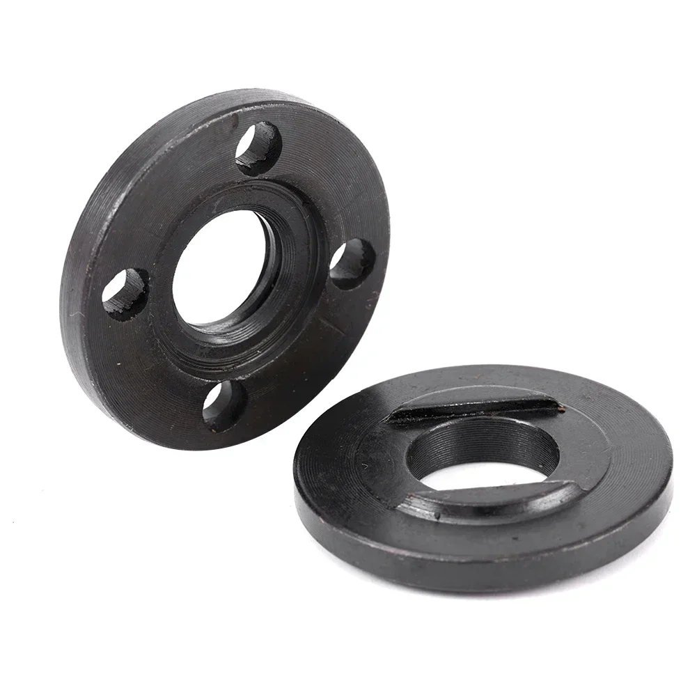 2pcs M16 Thread Angle Grinder Inner Outer Flange Nut Set For 16mm Spindle Thread Angle Grinder Assembly Attachment Power Tool