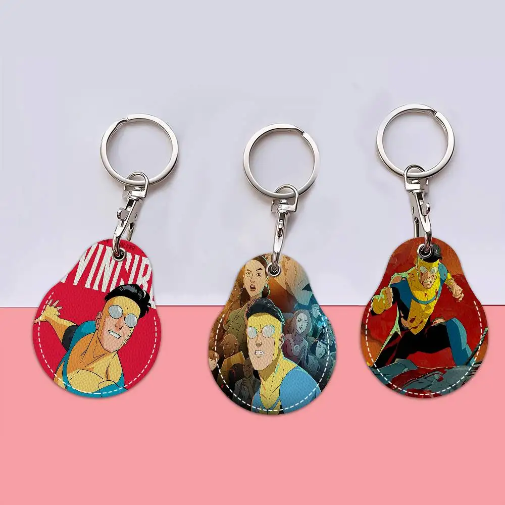 I-Invincible Cartoon Mini Water Drop Shape Community Access Card Holder Elevator Card Sensor Drop Card Protector Keychain