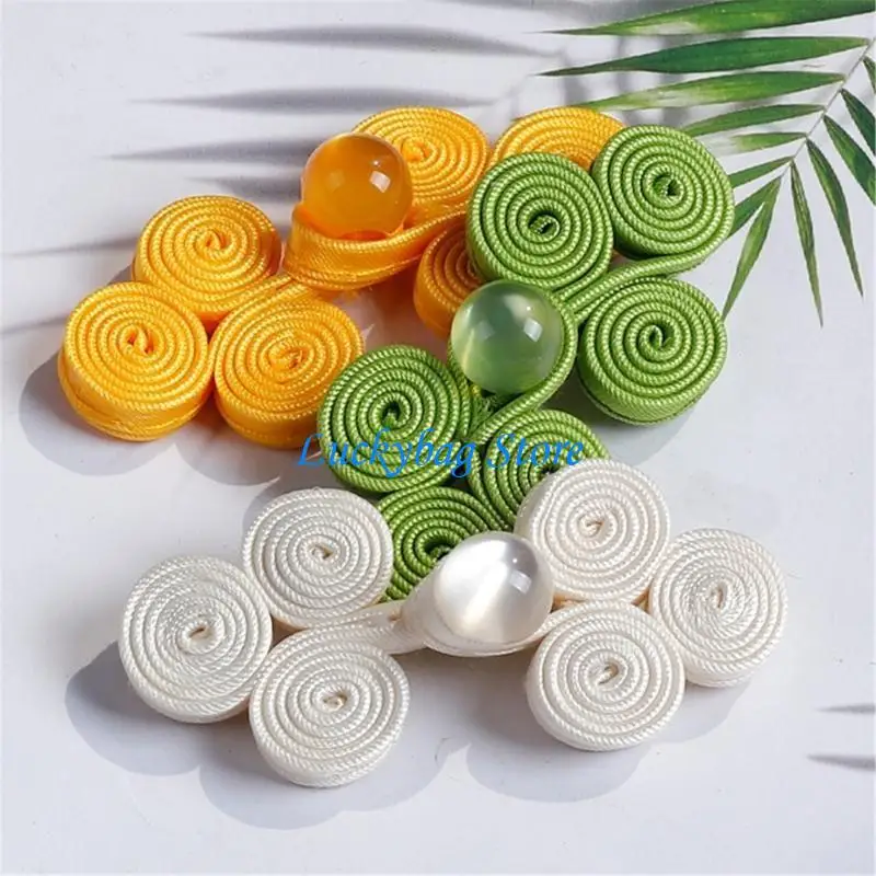 

X7XE Chinese Traditional Button Sewing Decorative Button Cheongsam Embellishment