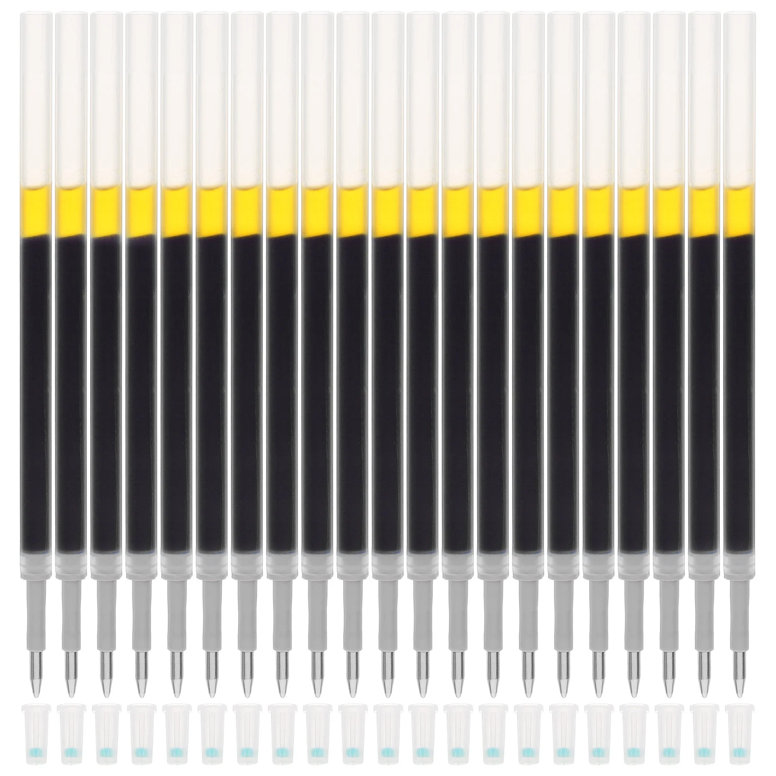 60Pcs Writing Pen Refills Smooth Writing Practical Pen Fills for Daily Use Gift Choice for Family Friends Refill Replacements