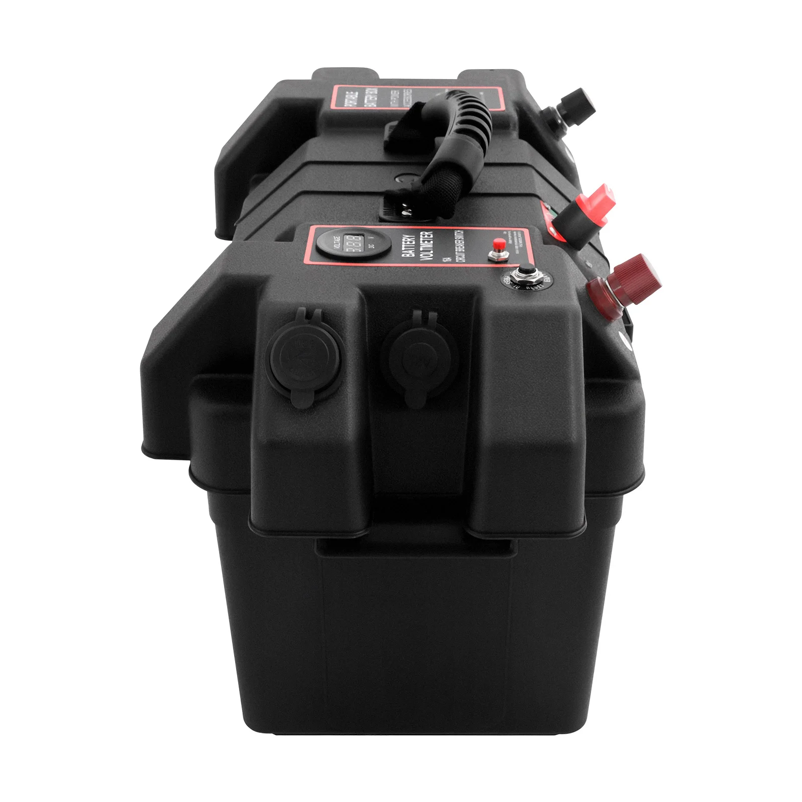 Motor Smart Batteriebox Dual USB, Multifunktionale Batteriebox mit Schnellanschluss & LED-Spannungsanzeige – Detail 10