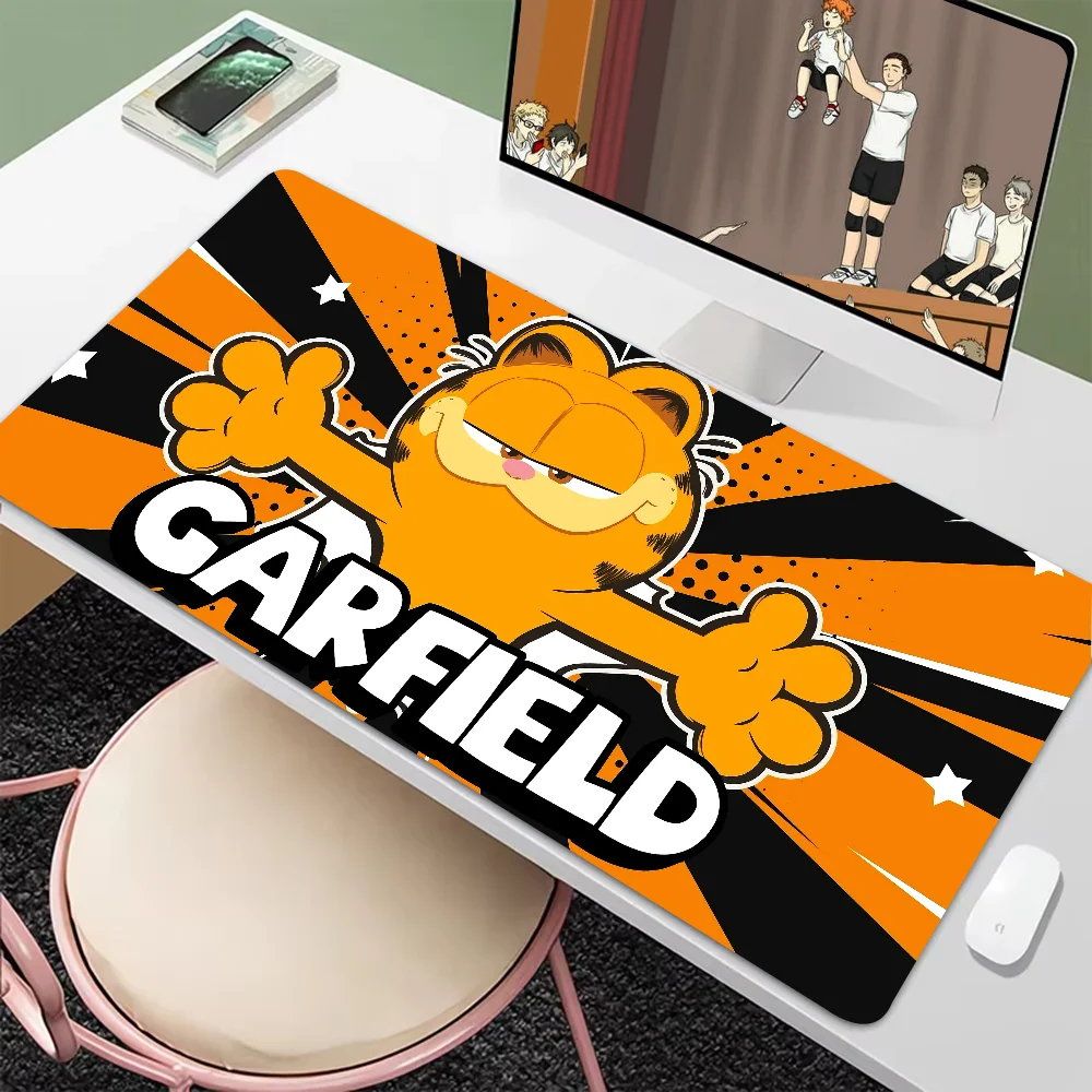 

Милый мультяшный коврик для мыши G-Garfield Новые поступления Большой игровой коврик для мыши L XL XXL геймерский коврик для мыши Размер для клавиатуры коврик