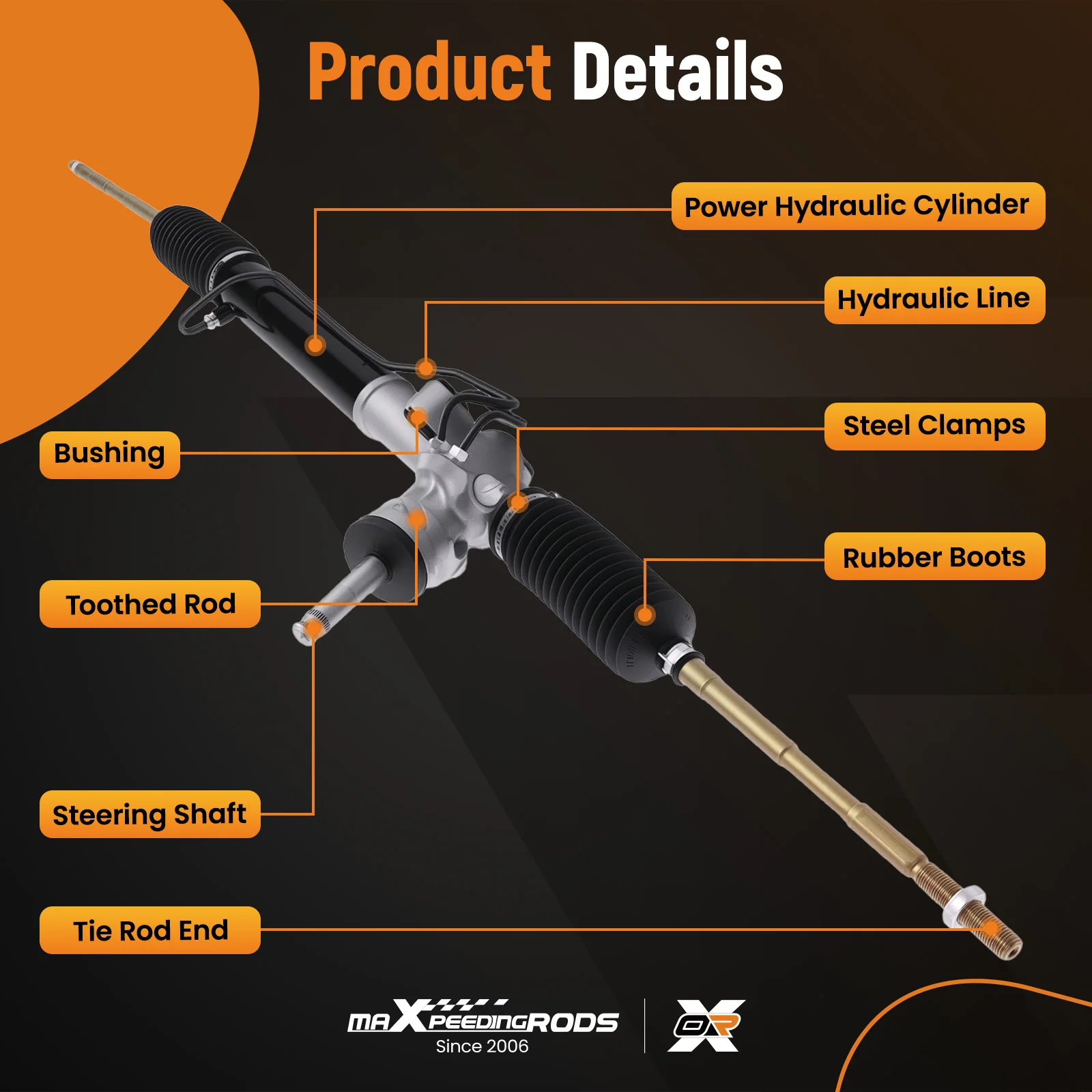 

Power Steering Rack & Pinion Assembly for Subaru Forester 2009-2013 34110SC011