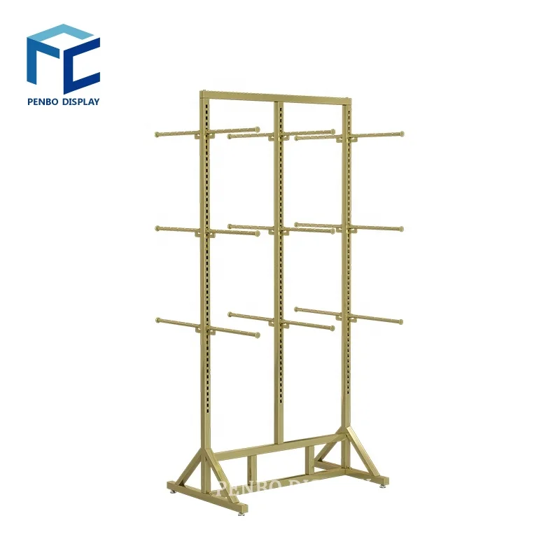 custom.Women Clothing Shop 2-Way Underwear Display Rack Lingerie Shopping Store Design Middle Island Display Furniture