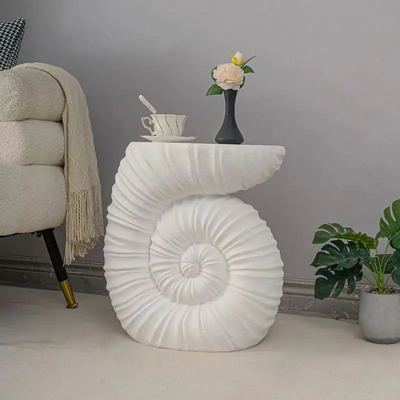 Nordic Conch stolik kawowy Sofa do salonu stolik kreatywny przy łóżku stolik stoły serwisowe dom umeblowanie