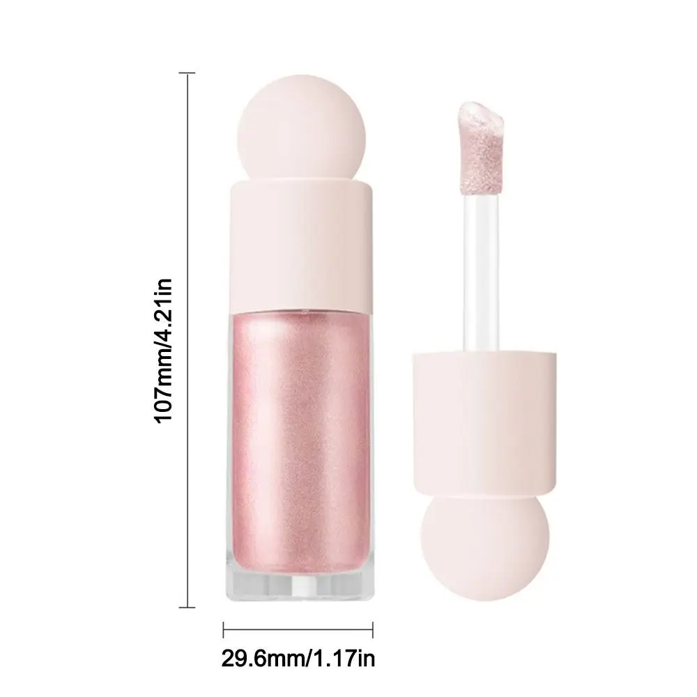 Luminiseur liquide de contour Portable, éclaircissant pour le visage, scintillant, Blush liquide, surligneur liquide