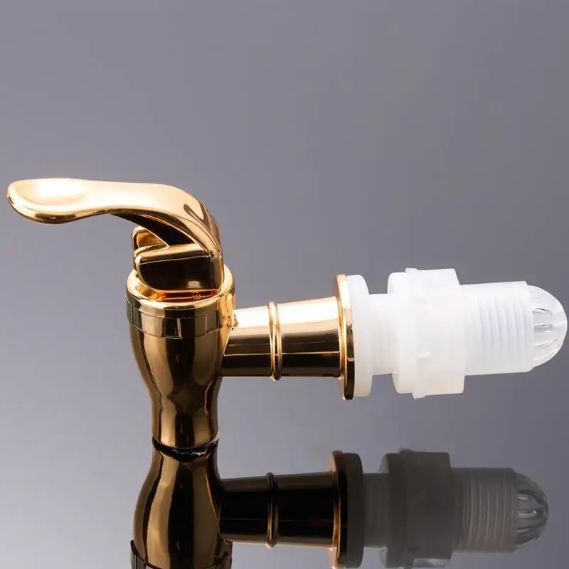 Leakproof Beverage Faucet Food Grade Electroplated Plastic Tap Valve for Home Brewed Beer Wine Bucket Dispenser